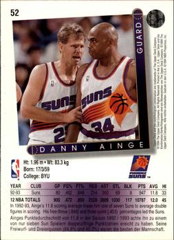 1993-94 Upper Deck German #52 Danny Ainge Back