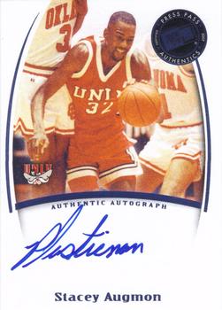 2007-08 Press Pass Legends - Saturday Signatures #NNO Stacey Augmon Front