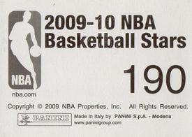 2009-10 Panini NBA Stickers #190 Alvan Adams Back