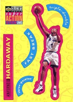 1996-97 Collector's Choice Spanish - Super Action Stick 'Ums #S19 Anfernee Hardaway  Front