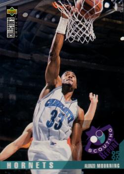 1995-96 Collector's Choice German II #113 Alonzo Mourning Front