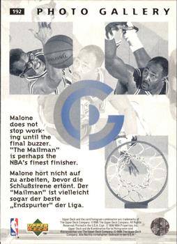 1995-96 Collector's Choice German II #192 Karl Malone Back