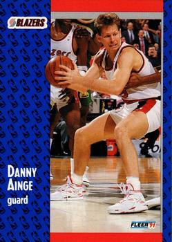 1991-92 Fleer Tony's Pizza #S-68 Danny Ainge Front