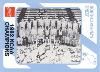 1989 Collegiate Collection North Carolina's Finest #200 1982 NCAA Champions Front