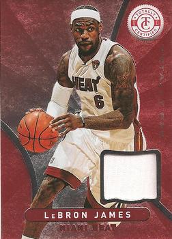 2012-13 Panini Totally Certified - Totally Red Memorabilia #36 LeBron James Front