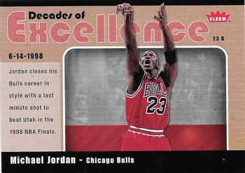 2007-08 Fleer - Decades of Excellence Glossy #10 Michael Jordan Front