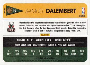 2012-13 Panini Past & Present #10 Samuel Dalembert Back
