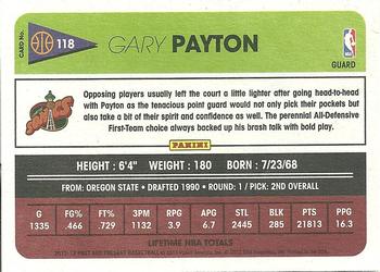 2012-13 Panini Past & Present #118 Gary Payton Back
