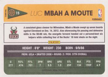 2012-13 Panini Past & Present #15 Luc Mbah a Moute Back