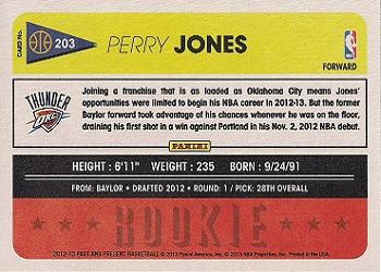 2012-13 Panini Past & Present #203 Perry Jones Back
