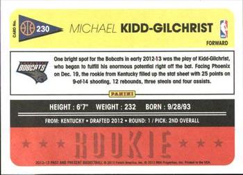 2012-13 Panini Past & Present #230 Michael Kidd-Gilchrist Back