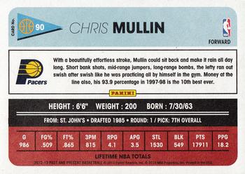 2012-13 Panini Past & Present #90 Chris Mullin Back