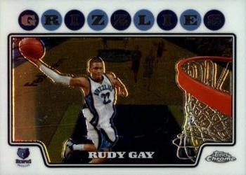 2008-09 Topps Chrome #76 Rudy Gay Front