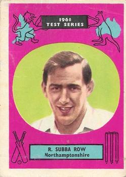 1961 A&BC Cricket 1961 Test Series (Standard Border) #31 Raman Subba Row Front