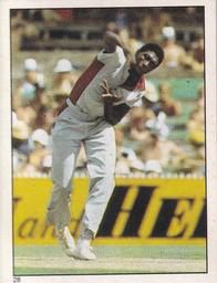 1984 Scanlens Cricket Stickers #28 Joel Garner Front