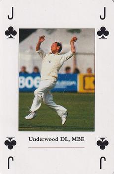 1998 FICA International Cricket Hall Of Fame #J♣ Derek Underwood Front