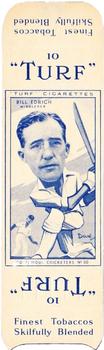 1950 Carreras Cigarettes 50 Famous Cricketers - Uncut Singles #50 Bill Edrich Front