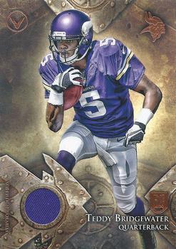 2014 Topps Valor - Rookie Relics #VRR-TBR Teddy Bridgewater Front