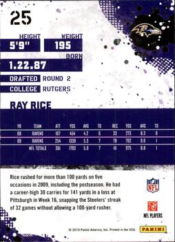 2010 Score #25 Ray Rice Back