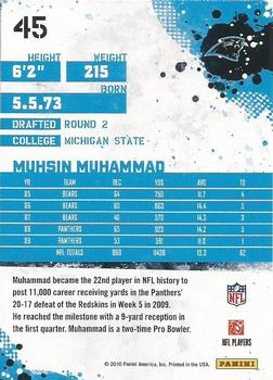 2010 Score #45 Muhsin Muhammad Back