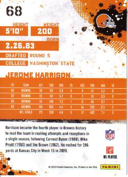 2010 Score #68 Jerome Harrison Back