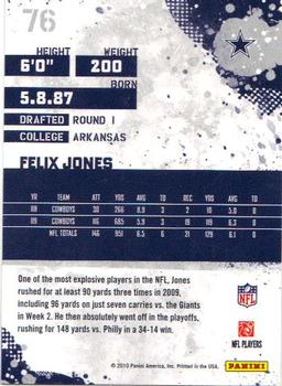 2010 Score #76 Felix Jones Back