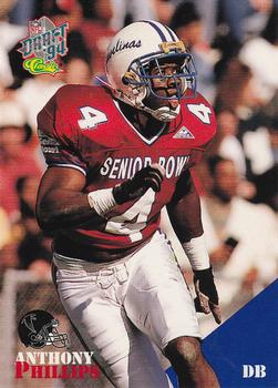1994 Classic NFL Draft #84 Anthony Phillips  Front
