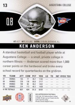 2015 Upper Deck #13 Ken Anderson Back