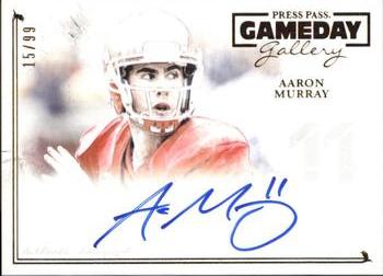 2014 Press Pass Gameday Gallery - Gold #GG-AM Aaron Murray Front