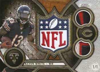 2015 Topps Triple Threads - Relics NFL Shields #NFLS-KWH Kevin White Front
