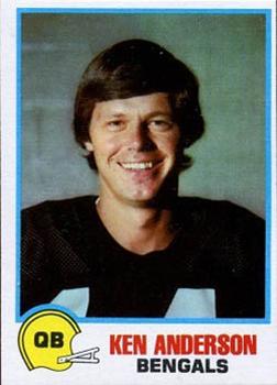1978 Topps Holsum #5 Ken Anderson Front