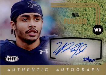 2016 SAGE HIT - Autographs Gold #A4 Will Fuller Front