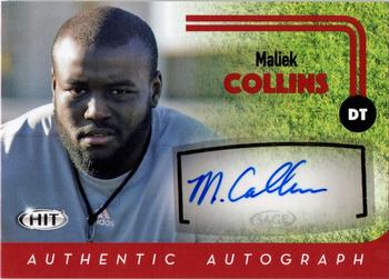 2016 SAGE HIT - Autographs Red #A24 Maliek Collins Front