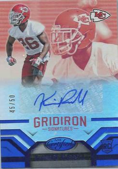 2016 Panini Certified - Gridiron Signatures Mirror Blue #GS-KR KeiVarae Russell Front