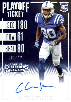 2016 Panini Contenders - Playoff Ticket #252 Chester Rogers Front