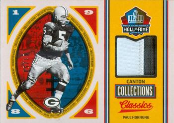 2017 Panini Classics - Canton Collections Swatches Prime #HOF-PH Paul Hornung Front