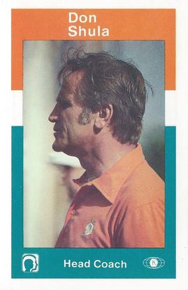 1984 Miami Dolphins Police #NNO Don Shula Front