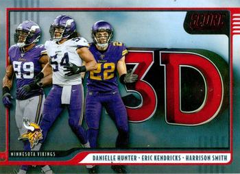 2020 Score - 3D Red #3D-HED Danielle Hunter / Eric Kendricks / Harrison Smith Front