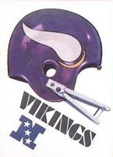 1983 Kellogg's Touchdown Game Stickers #NNO Minnesota Vikings Front