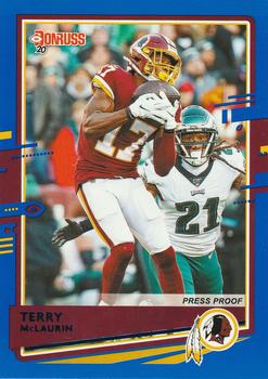 2020 Donruss - Press Proof Blue #241 Terry McLaurin Front
