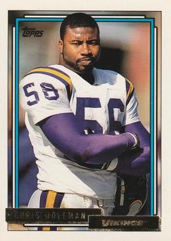 1992 Topps - Gold #585 Chris Doleman Front
