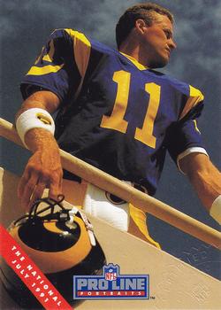1991 Pro Line Portraits - The National July 1991 #NNO Jim Everett Front