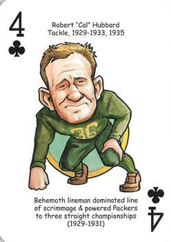 2009 Hero Decks Green Bay Packers Football Heroes Playing Cards #4♣ Robert 