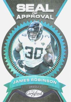 2021 Panini Certified - Seal of Approval #SA-12 James Robinson Front