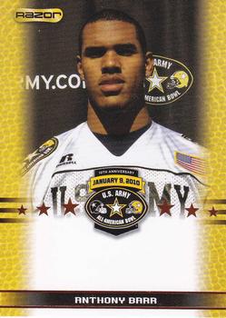 2010 Razor US Army All-American Bowl - SGA Samples #NNO Anthony Barr Front
