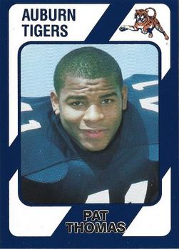 1989 Collegiate Collection Auburn Tigers (200) #18 Pat Thomas Front