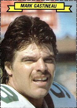 1983 Topps Stickers - NFL All-Pro Box Cards #NNO Mark Gastineau Front