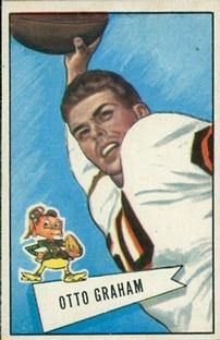 1952 Bowman Small #2 Otto Graham Front