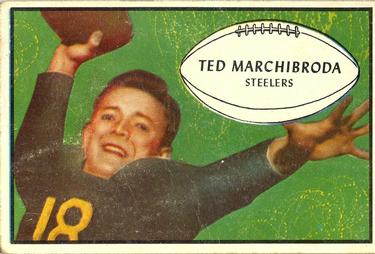 1953 Bowman #93 Ted Marchibroda Front