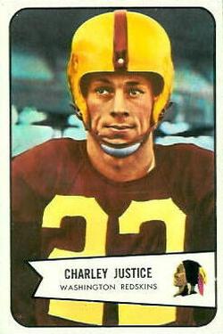 1954 Bowman #39 Charley Justice Front